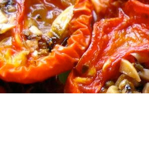 Seasonal Fresh produce: Anti Pasta - sun-dried tomatoes