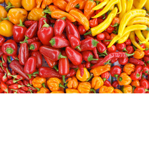 Seasonal Fresh produce:Chilli pepper varieties
